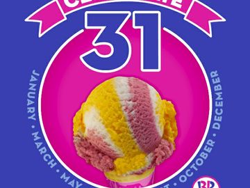 Baskin Robbins BR ロゴ 看板 ディスプレイ Baskin Robbins BR ロゴ